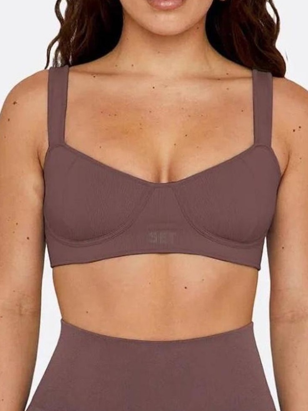 SET Active Mauve Wireless Support sports bra